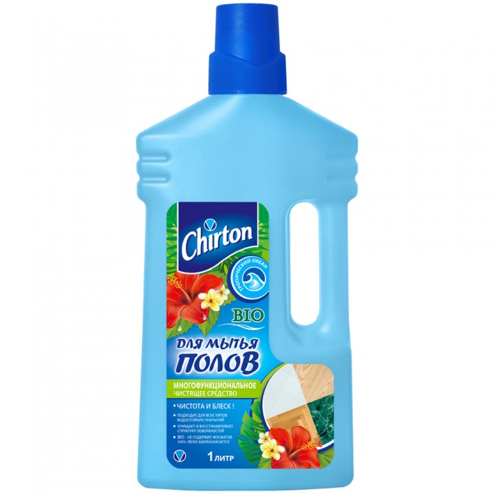 CHIRTON Чистящее средство (жидкость) для мытья полов Чиртон Тропический Океан