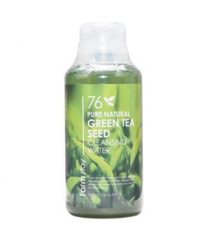 Farmstay Очищающая вода для лица зеленый чай Green Tea Seed Cleansing Water 500 мл