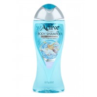 ACTIVE Гель для душа с витамином B5 "Морской" NATURAL, 400 мл. Blue