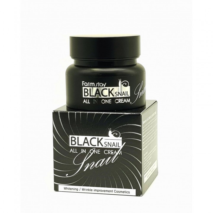 Farmstay Крем для лица с муцином черной улитки Black Snail All In One Cream 100 мл