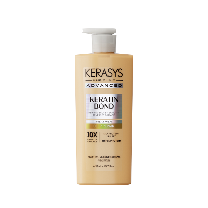 KeraSys Маска Керасис Advanced Keratin Bond ГЛУБОКОЕ ВОССТАНОВЛЕНИЕ 600 мл
