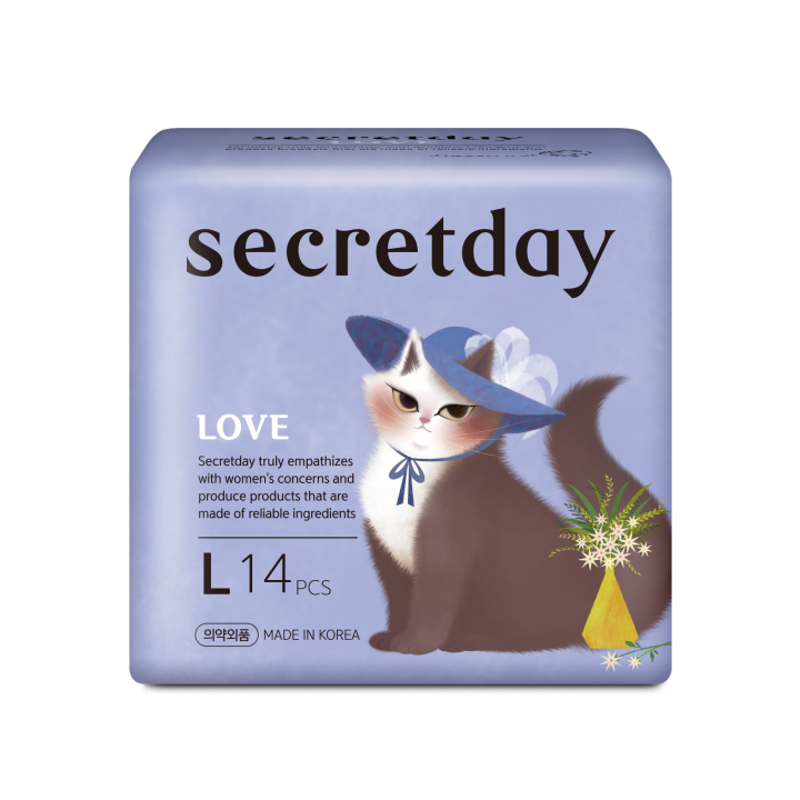 961204 SecretDay Прокладки женские гигиенические LOVE, Large, 14 шт