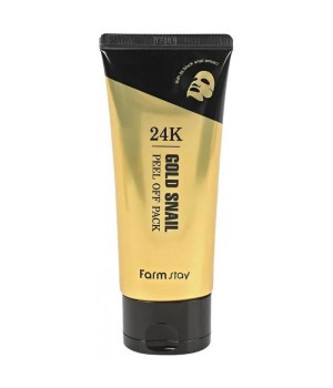 Farmstay Маска-пленка с золотом и муцином улитки 24K Gold Snail Peel Off Pack 100 мл