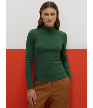 Водолазка женская О_MINIMI Mi 1711С Fresh Mi 1711С Fresh Водолазка Verde Foresta 52 (2XL)