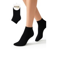 Minimi Носки COTONE 1201 однотонный укороченный Nero 39/41