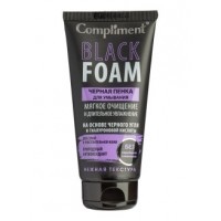 Тимекс Compliment Black Foam Черная пенка для умывания  мягкое очищение и длительное увлажнен