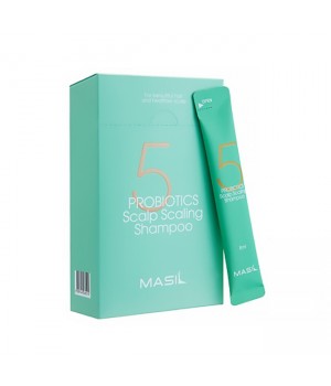 Masil Шампунь глубоко очищающий с пробиотиками - 5 Probiotics scalp scaling shampoo, 8 мл*20 шт