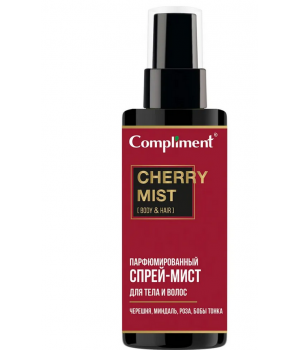 919197 Тимекс Compliment парфюмированный спрей-мист для тела и волос CHERRY, 110мл