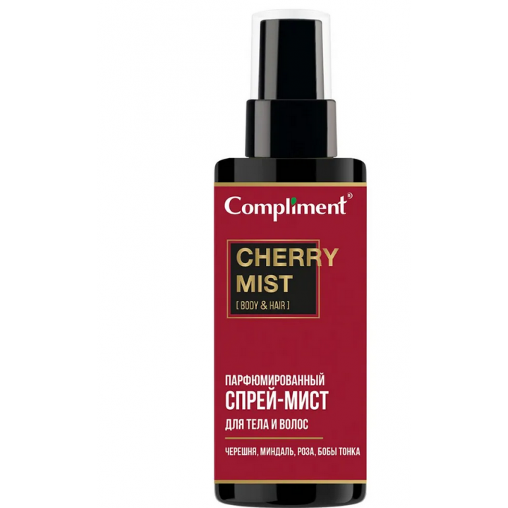 919197 Тимекс Compliment парфюмированный спрей-мист для тела и волос CHERRY, 110мл