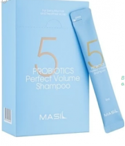 ALLMASIL Шампунь для увеличения объема волос с пробиотиками 5 PROBIOTICS PERFECT VOLUME 8 мл*1 шт