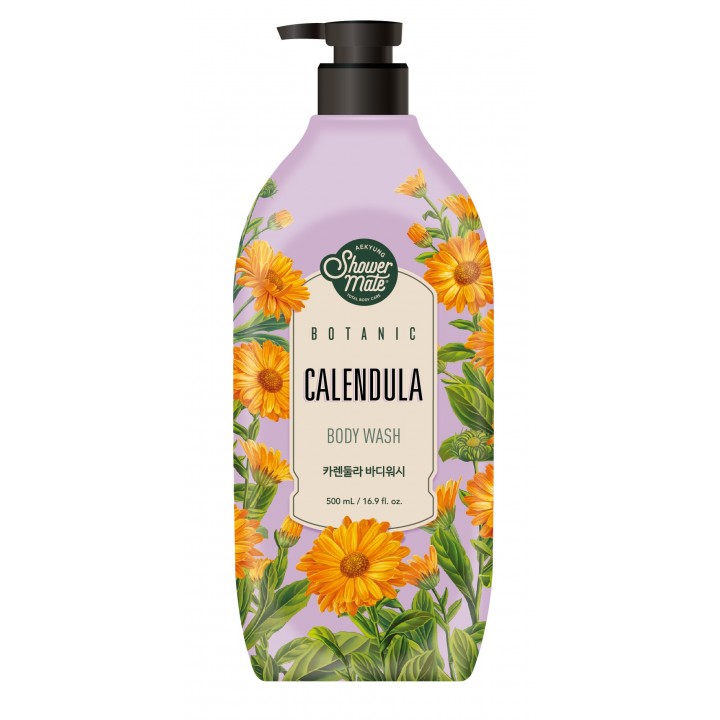Shower Mate Гель для душа Botanic Terrace КАЛЕНДУЛА / CALENDULA, 500 мл до 01.26