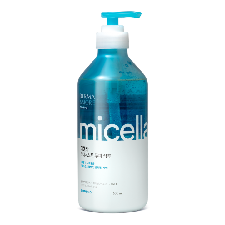 Derma & More Мицеллярный шампунь для волос 600 мл