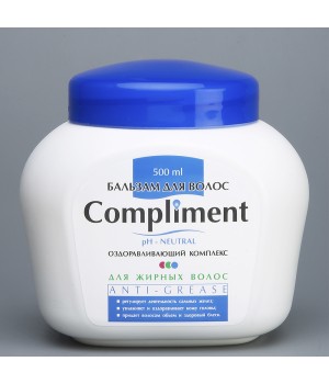 Compliment Бальзам для жирных волос ANTI-GREASE 500 мл