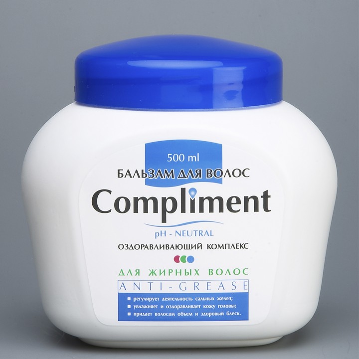 Compliment Бальзам для жирных волос ANTI-GREASE 500 мл