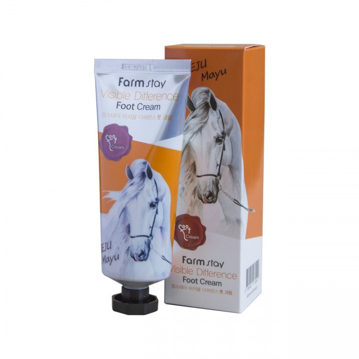 Farmstay Крем для ног с лошадиным маслом Visible Difference Foot Cream 100 мл
