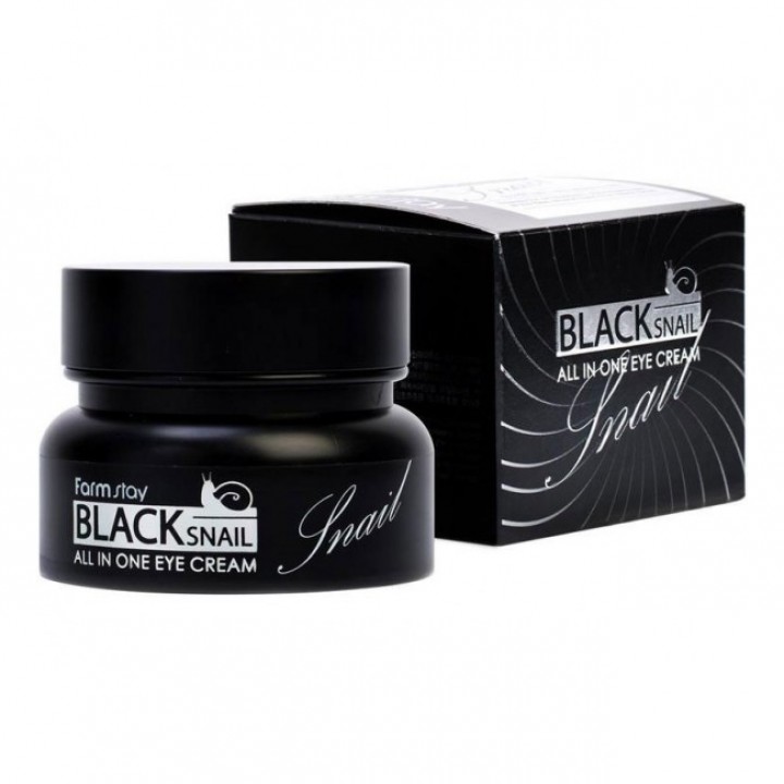 Farmstay Крем для век с муцином черной улитки Black Snail All-In One Eye Cream 50 мл