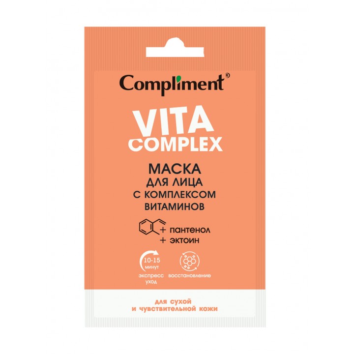 918855 Тимекс Compliment Саше Маска для лица с комплексом витаминов, 15мл