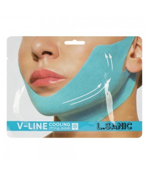 L.Sanic V-line Маска-бандаж для коррекции овала лица с охлаждающим эффектом 20 мл