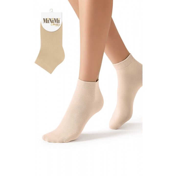 Minimi Носки COTONE 1201 однотонный укороченный Beige 35/38