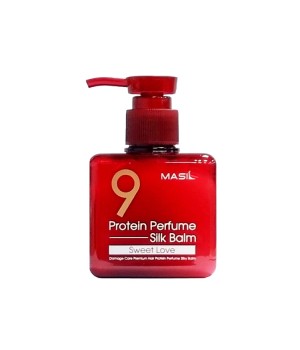 MASIL 9 PROTEIN PERFUME SILK BALM SWEET LOVE Несмываемый протеиновый бальзам для поврежденных волос с ароматом ириса 180мл