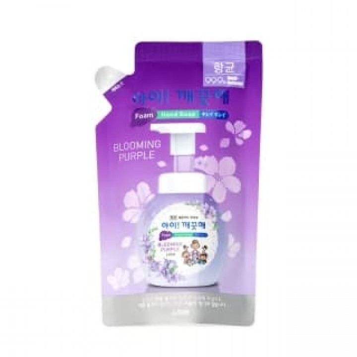 LION Ai kekute Foam handsoap blooming purple 200ml Жидкое пенное мыло для рук с ароматом фиалки