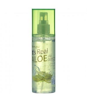 Farmstay Увлажняющий мист для лица с алоэ It's Real Gel Mist Aloe 120 мл