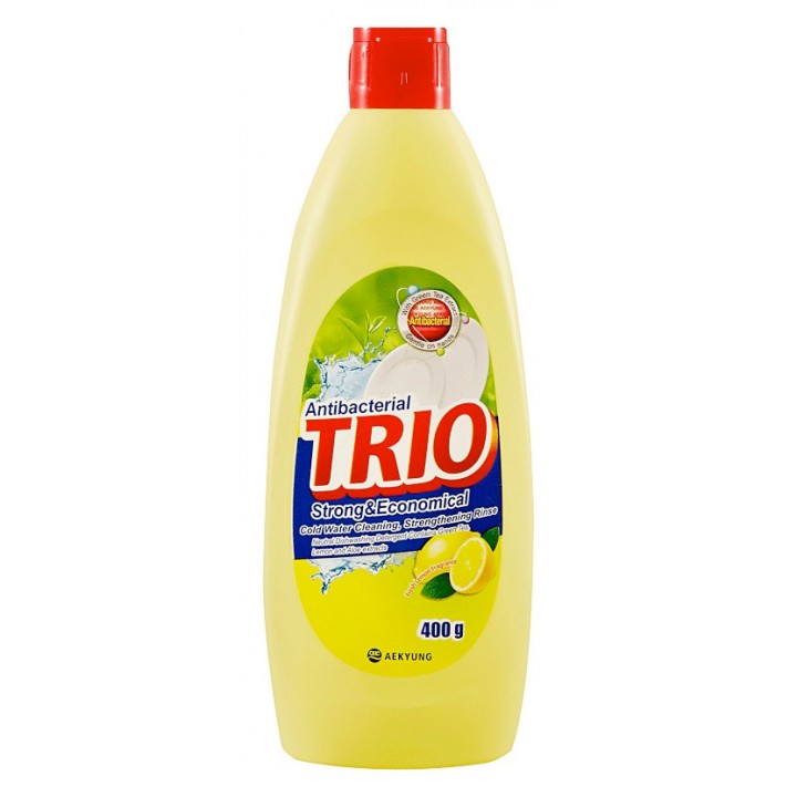 Trio Cредство для мытья посуды "Лимон" 400 мл