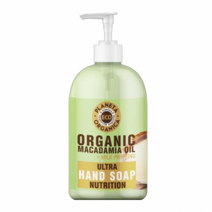 Planeta Organica Eco Питательное мыло для рук "Organic macadamia oil" 300 мл