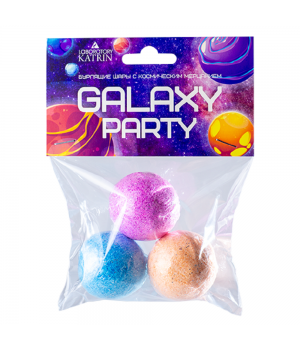 Лаборатория Катрин Бурлящие шары для ванн "Galaxy Party" 3*40 г