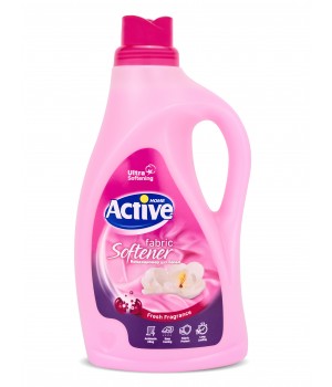 ACTIVE Кондиционер для белья "Роза" 2500 мл Pink