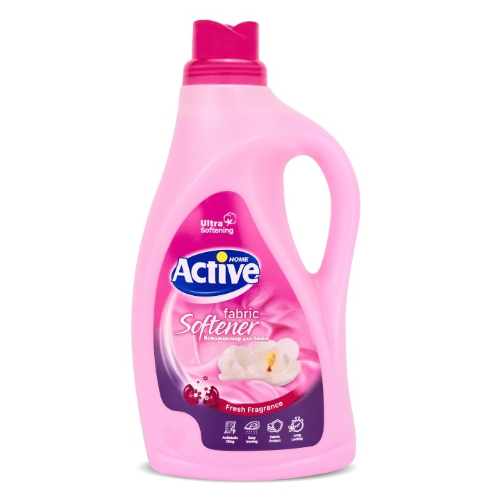 ACTIVE Кондиционер для белья "Роза" 2500 мл Pink