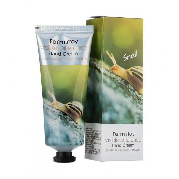 Farmstay Крем для рук с экстрактом улитки Visible Difference Snail Hand Cream 100 мл