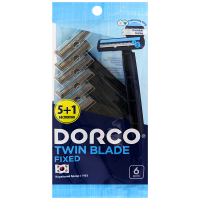 DORCO Одноразовый бритвенный станок 6 шт.TG 708NV-6P/TG708N(5+1)/TG 708-6P-
