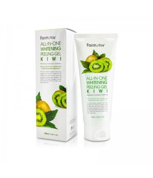 Farmstay Пилинг для лица осветляющий с экстрактом киви All-In-One Whitening Peeling Gel Kiwi 180 мл