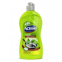 ACTIVE Гель для мытья посуды "Лайм и цветы", 500 мл, Green ACTIVE Гель для мытья посуды "Лайм и цветы", 500 мл, Green