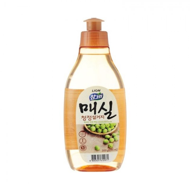 LION CHARMGREEN Средство для мытья посуды, овощей и фруктов (Японский абрикос) 300g bottle