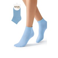 Minimi Носки COTONE 1201 однотонный укороченный Azzurro 35-38