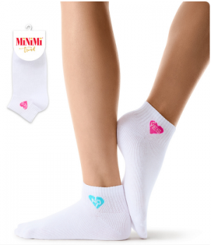 Minimi Носки TREND 4213 с рисунком на паголенке "Love Story" Lilla 35-38