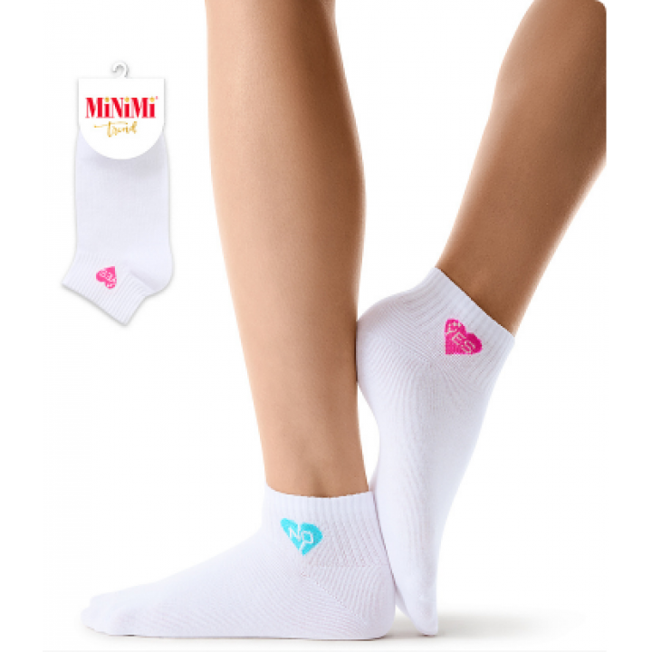Minimi Носки TREND 4213 с рисунком на паголенке "Love Story" Lilla 35-38