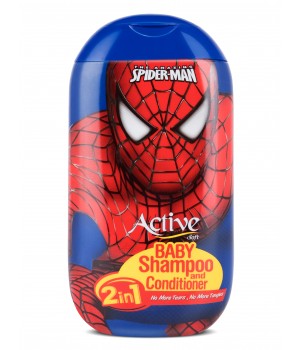ACTIVE Детский шампунь и кондиционер 2в1 "Spiderman", 280 мл