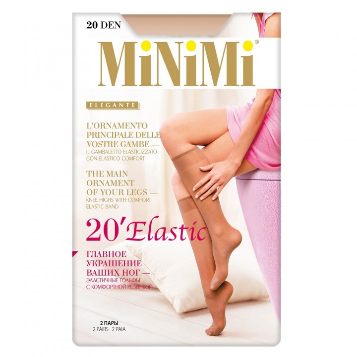 Minimi Гольфы ELASTIC 20 (2 пары) Daino 0