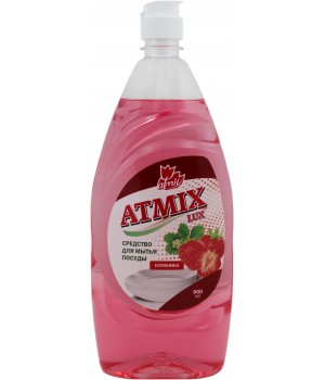 ATMIX LUX Средство моющее 0.9л для посуды клубника ATMIX LUX Средство моющее 0.9л для посуды клубника
