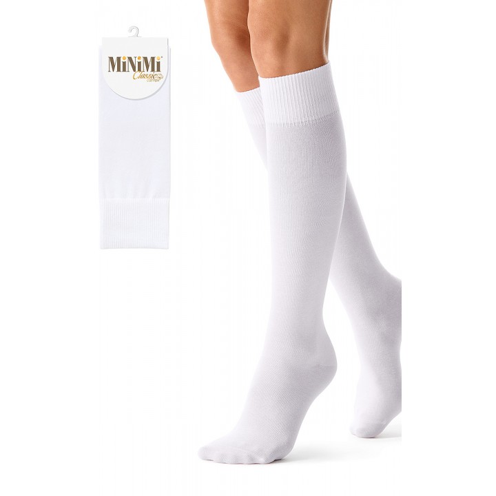 Minimi CLASSIC 6202 гольфы - гладь Bianco 35-38