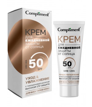916219 Тимекс Compliment Compliment Крем для ежедневной защиты от солнца, 50мл^