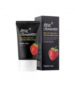 FarmStay Маска-пленка для носа с экстрактом клубники Real Strawberry Peel-off Nose Pack 60 мл