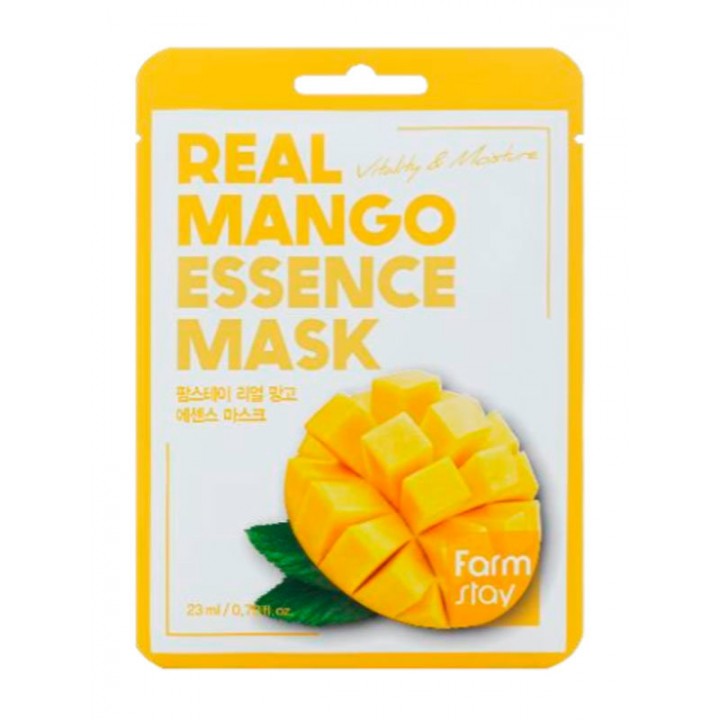 Farmstay Тканевая маска с экстрактом манго Real Mango Essence Mask 23 мл