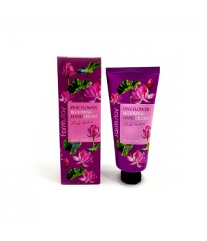 Farmstay Крем для рук с лотосом Pink Flower Blooming Hand Cream Pink Lotus 100 мл