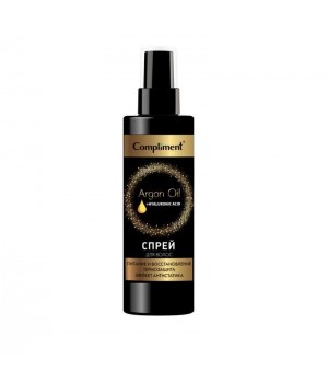 917193 Тимекс Compliment Argan Oil+ Hyaluronic Acid Спрей для волос Питание и восстановление, 200мл