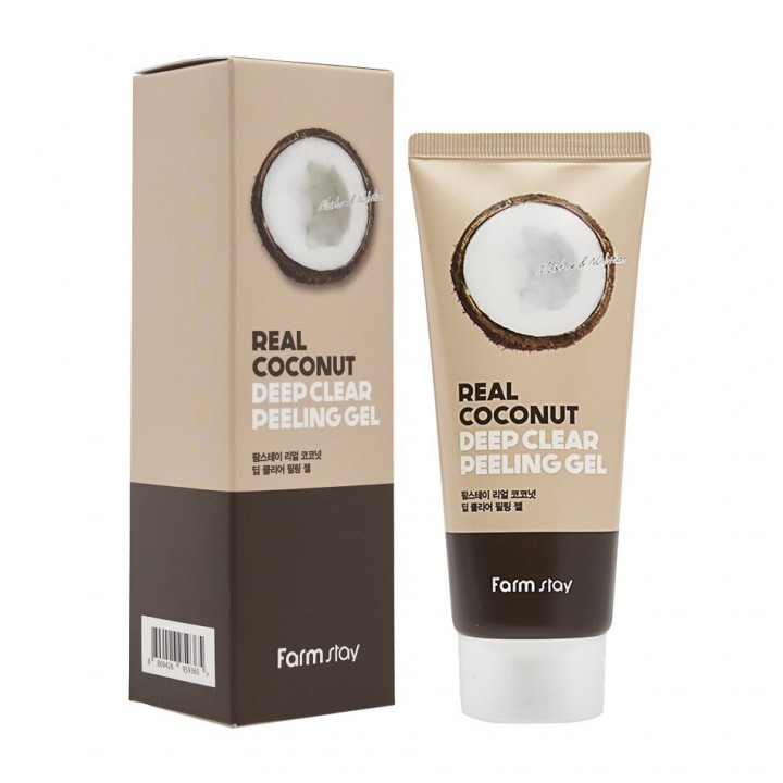 Farmstay Пилинг-гель с экстрактом кокоса Real Coconut Deep Clear Peeling Gel 100 мл