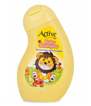 ACTIVE Детский шампунь 0+ "Львёночек". Аромат банана, 250 мл